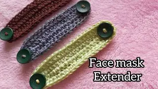 CROCHET - Face mask adapter || Ear Saver ||