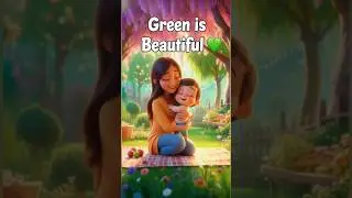 Green Color Song 🍏 | Learn Colors for Kids | Fun Learning with Mom | Red Apple Kids India
