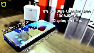 OnePlus 7t Pro Warp Charging Speed Test How Fast From 1% all the way to 100% - HiNDi