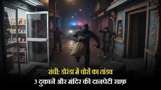 रांची: डोरंडा में चोरों का तांडव, 3 दुकानें और मंदिर की दानपेटी साफ़