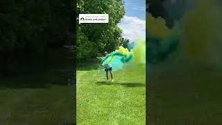 Green + Yellow Smoke Bombs for Photography