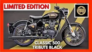 (2020) Limited Edition Royal Enfield Classic 500 Tribute Black &mdash; Official Motorcycle Commercial