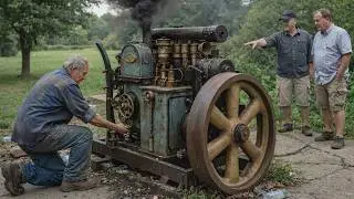1896–1959 Antique Stationary Engines Running Again | Historic Industrial Machines