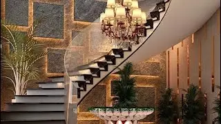 রাউন্ড সিঁড়ি সেন্টারিং  অল্প জায়গায়ার মধ্যে round stair railings new duplex home  01796001118