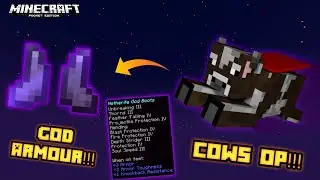 Minecraft but Cows drop 