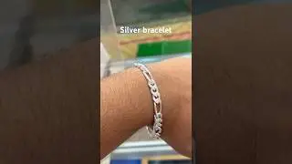 New Silver Bracelet for boys#viralvideo  #jewellery  #design  #silver  #youtubeshorts