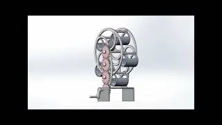 Carousel toy#mechanism #HowItWorks #Solidworks #STEM #CAD #SatisfyingVideo #Relaxing