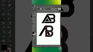 Creative AB Letters Logo Design #shortsfeed #adobe #viral #shorts #creative