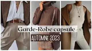 🍂Garde-Robe capsule d'Automne | Des basiques d'ELEGANCE pas chers (Tri - Organisation dressing)