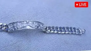 wow, here's how to make a popular silver bracelet 🔥🔨 #gold #viral #video #silver #jewellry #jewelry