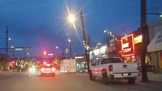 Downtown Kelowna Night Drive - Spring 2021