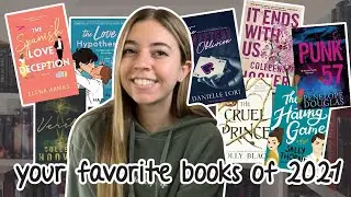 REACTING TO YOUR FAVORITE BOOKS OF 2021