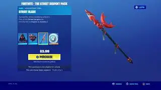 *NEW* STREET BLADE PICKAXE IN FORTNITE!