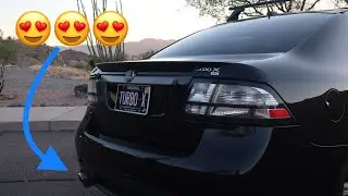 Saab 9-3 Turbo X Pure Exhaust Sounds and Revs!