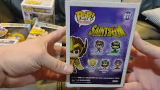 Unboxing Funko POP Saint Seiya #811 Seiya #1424  Shiryu #1425 Aquarius Hyoga #1426 Shun #1427  Ikki