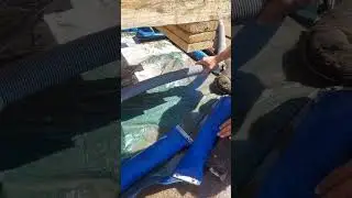 Pressure washer reclaim in action