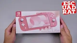 Unboxing Nintendo Switch Lite Coral Indonesia, Nintendo Switch Lite Pink Setup Awal