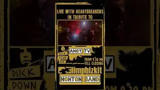 TRIBUTE #shorts #limpbizkit #cover #song #duckdown #ahoytv #nontonband #music #live #heartbreakers