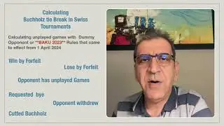 How to Calculate Tie-Break of Unplayed Games with New FIDE Rules