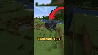 If Minecraft has Dinosaurs!😱 #minecraft #minecraftmods