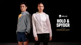 Get more enjoyable run with Holo & Spyder Windbreaker Jacket from MILLS Running