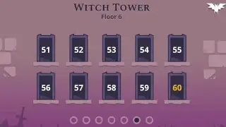 Tricky Castle | Witch Tower | Level 60 Complete | Floor 6 | First Cristel