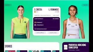 Cirstea Vs Fernandez | WTA Prudential Hong Kong Tennis Open 2025 LIVE Quarterfinals | Live Score