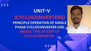 Bridge type of step up cycloconverter