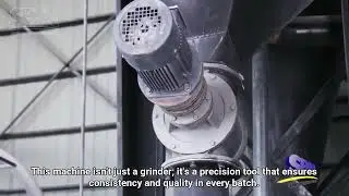 Quartz powder machine for photovoltaic cells