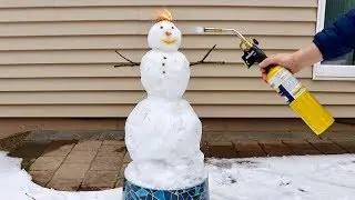 SNOW MAN vs GAS TORCH