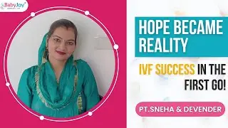 Patients Review: IVF Success Story of Sneha On First Attempt | Baby Joy IVF #ivf #delhi