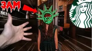 DO NOT GO TO STARBUCKS AT 3AM CHALLENGE!! (STARBUCKS MERMAID CAME FOR US)