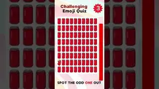 Find The ODD One Out Red Can Edition | #shorts #challenginggame #quiz