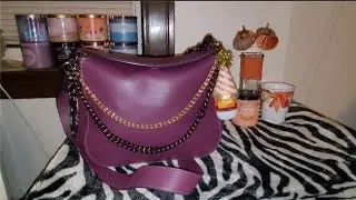 MY BIRTHDAY BAG!!!🎂🎈🎁💜 Coach Chain Hobo- Boysenberry