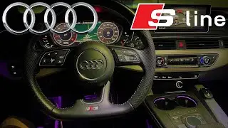 Audi A4 Avant 3.0 V6 TDI Quattro S-line 2017 (217 Hp) | Night POV