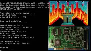 DOOM II - Endgame Musik on AWE64 Value CT4500 (CQM FM Synth)