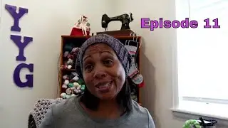 Episode 11. All the gift knits I Free Patterns I progress on my After the Rain sweater.