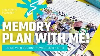 A Busy Quarantine Week? || Memory Planning Process || The Happy Planner & Vicki Boutin