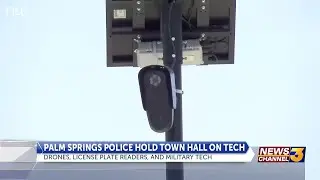 Palm Springs Police explain use of technology, military equipment with residents