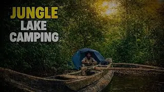 Solo Camping at a Remote Mountain Lake | Silent Cooking