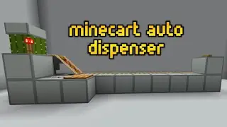 auto minecart dispenser
