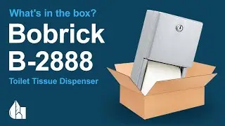 Bobrick B-2888 Surface-Mounted Multi-Roll Toilet Tissue Dispenser - What's in the box