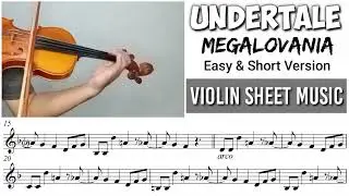 Free Sheet || Megalovania - Undertale || Violin Sheet Music