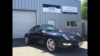 Porsche 911 993 Carrera (1995) Marble grey leather restoration and full re-carpeting.