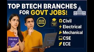Best Engineering Branches 2025, Best BTech Branch for Govt Jobs(Girls and Boys) #btech #engineering