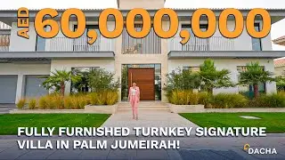 Explore the Opulent Palm Jumeirah Beachfront Mansion in Dubai