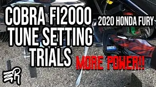 Испытания тюнера Cobra fi2000 — Honda Fury 2020 года
