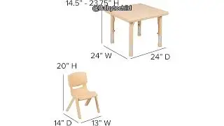 Flash Furniture Activity Table Review: Safe, Comfortable, and Easy for Growing Kids.
