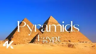 Pyramids of Egypt (Giza) Aerial View 4K Drone - Ancient Egypt - Egyptian Pyramids Giza