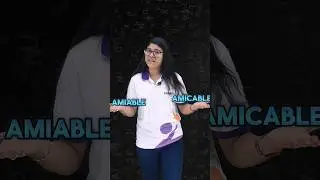 AMICABLE vs AMIABLE 🎉   #sharpys60seconds #sharpy #shorts #englishgrammar
